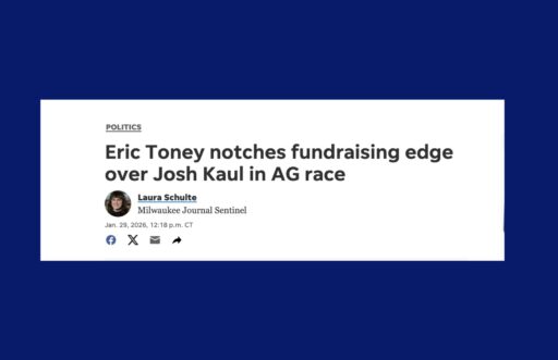 Eric Toney notches fundraising edge over Josh Kaul in AG race