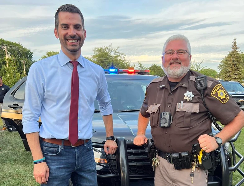 Eric Toney and sheriff